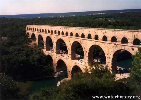 Roman Empire waterway in Nimes
